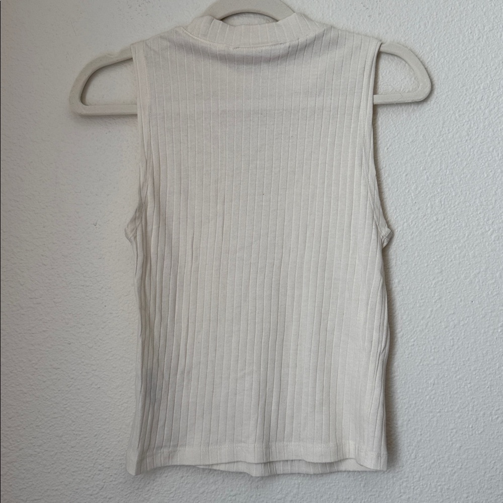 Frame Ribbed Cotton Tank - Picture 6 of 6